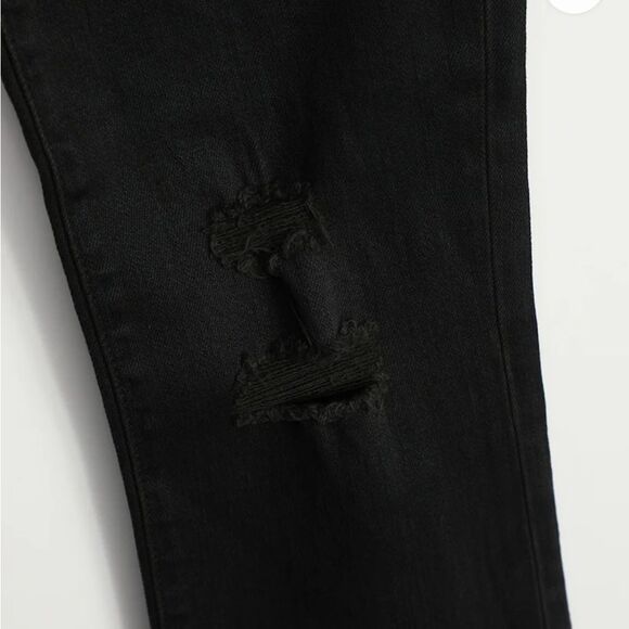 DAZE Jeans SHY GIRL HIGH RISE CROP FLARE | color: video games. Size 26 - Picture 4 of 11